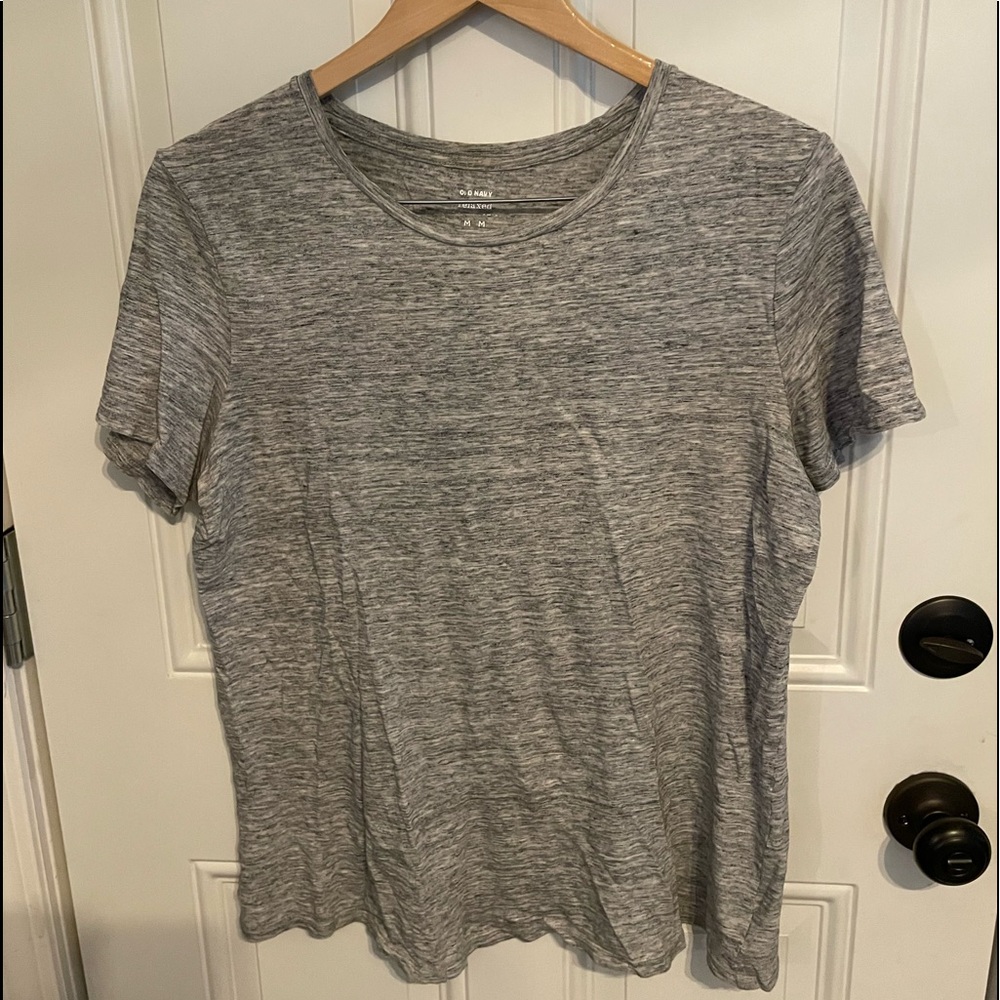 Medium womens old navy basic grey cotton tshirt